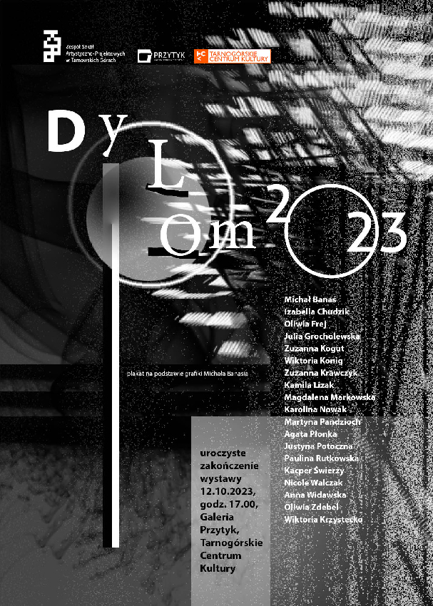 plakat dyplomy 23 TCK finisaż www